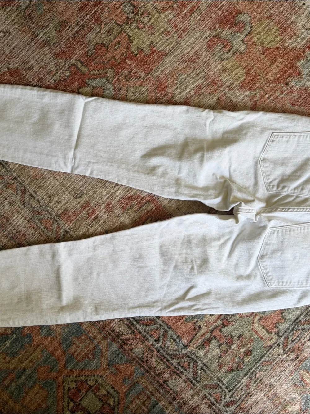 J. Crew White Skinny Jeans - High Rise